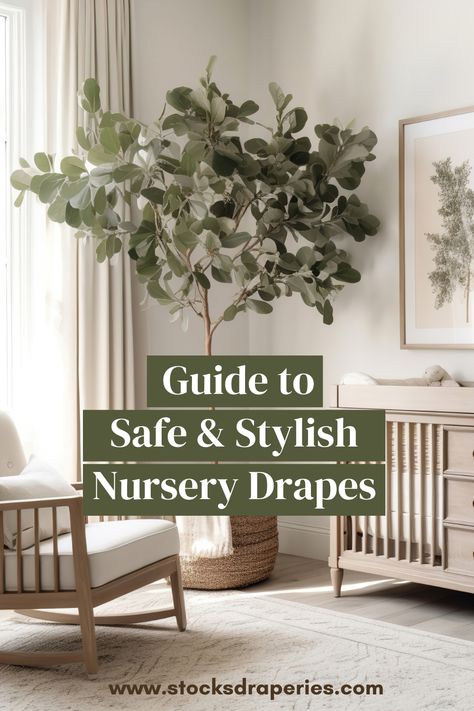 New Mom’s Guide to Safe & Stylish Nursery Drapes Nursery Drapes, Nursery Blackout Curtains, Stylish Drapes, Stylish Nursery, Nursery Baby Room, New Mom, Blackout Curtains, Beginners Guide, New Moms