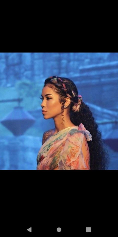 Jhene Aiko Ponytail, Jhene Aiko Hairstyles, Jhene Aiko Style, Jhene Aiko Concert, Jhené Aiko, Long Ponytail, Curly Ponytail, Jhene Aiko, Concert Fits