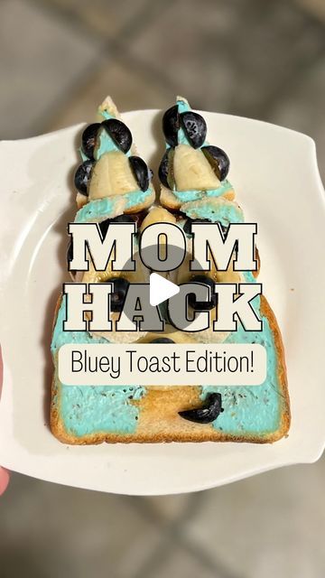 Bingo Toast From Bluey, Bluey Toast For Kids, Sister Bingo, Fancy Foods, Boys Food, Kids Breakfast, Random Recipes, Party Sandwiches, Baby Activities