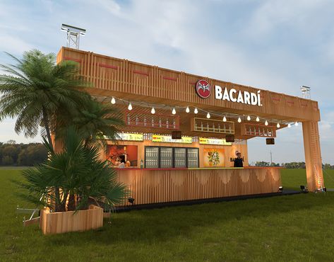 William Deaza on Behance Prosecco Truck, Tiki Restaurant, Resort Ideas, I Am Responsible, Bar Branding, Festival Stage, Sunset Hill, I Am Capable, Sunset Hills