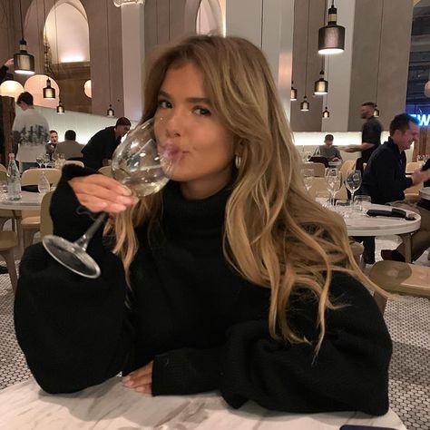 Matilda Djerf, Matilda, Wine Glass, A Woman, Wine, Glass, Hair, Instagram