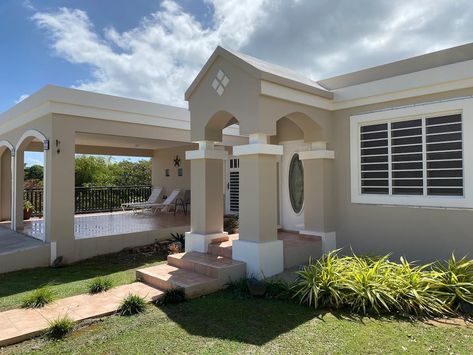 Coqui Tropical House ~ Countryside Oasis - Houses for Rent in Buena Vista, Humacao, Puerto Rico House With Infinity Pool, House In Puerto Rico, House Countryside, House Makeovers, Residential Garage, Gas Bbq, Tropical House, In This House, Cozy Place