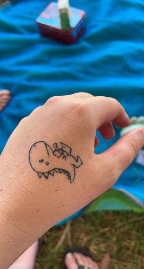 Cute Dino Tattoo, Cute Dinosaur Tattoo, Dino Tattoo, Dinosaur Tattoo, Dinosaur Tattoos, Tattoo Name, Cute Dino, Name Tattoos, Cute Dinosaur