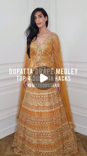 Dupatta Into Cape, Dupatta Draping On Sharara, Cape Dupatta Lehenga, One Shoulder Dupatta Drape, Cape Style Dupatta Draping, Duppattas Drape Style, Lengha Dupatta Draping Style, Heavy Dupatta Draping Styles, Duppata Drape