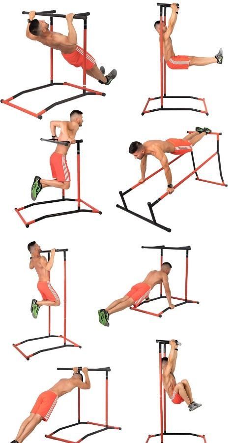 Portable Gym Equipment, Gym Equipment Design, Body Building Exercises, Pull Up Stand, Diy Pull Up Bar, Homemade Gym Equipment, Home Made Gym, Backyard Gym, Diy Gym Equipment