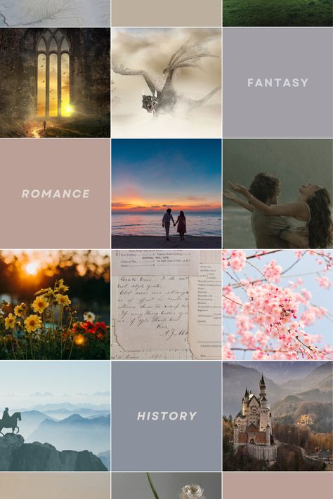 History, romance, fantasy, books, reading, genre vibes, literary journey, historical tales, love stories, magical adventures, bookworm, reader, aesthetics, far-away-land, fiction Book Genres Aesthetic, Romance Fantasy Books, Reading Genres, Book Genre, Library Displays, Book Genres, Books Reading, Love Stories, Fantasy Books