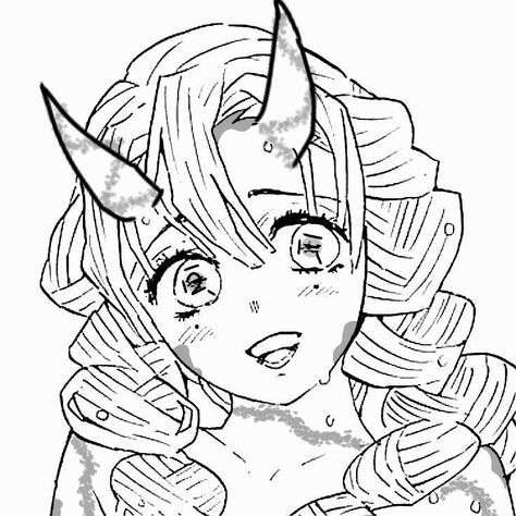 Matsuri, manga, mitsuri demon, kanroji Mitsuri Demon Form, Mitsuri As A Demon, Mitsuri Sketch, Demon Mitsuri, Twelve Kizuki, Mitsuri Demon, Mitsuri Icon, Kanroji Mitsuri, Demon Art