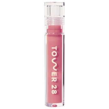 Tower 28 Beauty, Tower 28, Lip Jelly, Melt Cosmetics, Shiny Lips, Raspberry Seeds, Bare Lip, Gloss À Lèvres, Raspberry Seed Oil