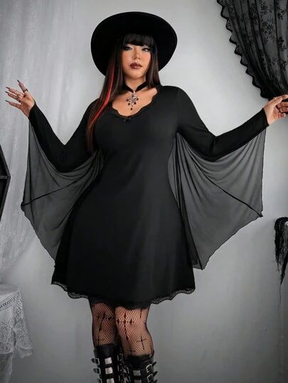 Diy Halloween Costumes Plus Size Women, Diy Witch Costume Women Plus Size, Witches Costumes For Women, Witch Costume Diy, Halloween Costumes Plus Size, Bat Costume, Plus Size Halloween Costume, Witch Costumes, Witch Diy