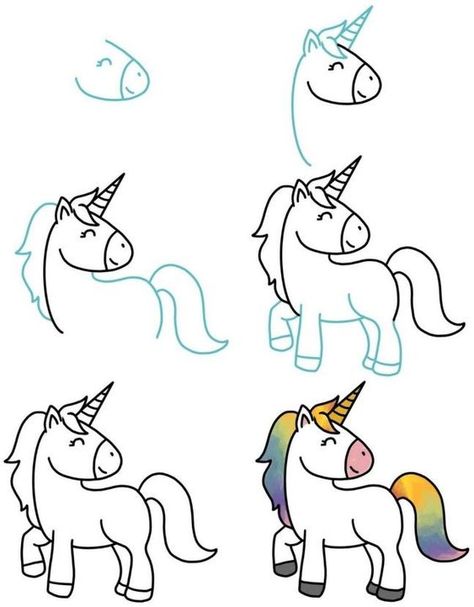 How to draw unicorn Drawings step by step for kids #drawingsstepbystepforkids Drawing ideas #drawingideas Drawing ideas for kids #drawingideasforkids 2.6 Unicorn Drawing Easy, How To Draw Unicorn, Draw Unicorn, Unicorn Drawings, Drawing Unicorn, Trin For Trin Tegning, Drawing Ideas For Kids, Easy Disney Drawings, Easy Animal Drawings