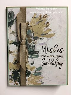 Stampin Up Fancy Flora, Designer Paper Cards, Stampin Up Birthday Cards, Stamping Projects, Homemade Birthday Cards, Hand Made Greeting Cards, Stampin Up Catalog, Creative Corner, Fancy Fold Cards