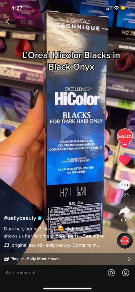 Loreal Hi Color, Onyx Colour, Allergic Reaction, Dark Hair, First Step, Black Onyx, Beauty Tips, Black Hair, Onyx