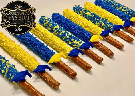 Strawberry Pretzel, Chocolate Covered Pretzel Rods, Yellow Rice, Chocolate Dipped Pretzels, Pretzel Sticks, Pretzel Dip, Blue Chocolate, Pretzel Rods, Chocolate Covered Treats