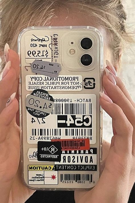 Clear Phone Case Design, Creative Iphone Case, Retro Phone Case, Diy Iphone Case, Iphone Case Stickers, Retro Phone, Collage Phone Case, Pretty Phone Cases, Cases Diy