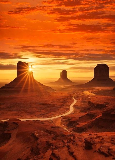 Utah Desert Landscapes, Apocalypse Landscape, Monument Valley Arizona, Desert Places, Arizona Sunset, Arizona Landscape, Beautiful Sunshine, Utah Usa, Utah Photography