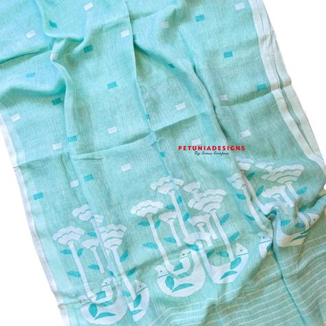 Handloom linen Jamdani saree, perfect for comfortable wear in any season. Available in various stunning designs to elevate your ethnic wardrobe! For inquiries or to place an order, please contact us on WhatsApp at 9000300006. #HandloomSaree #LinenJamdani #ComfortableWear #EthnicFashion #SeasonalStyle #SareeCollection #TraditionalWeaves #sustainablefashion #SustainableFashion #sustainablefashionblogger #sustainablefashionbloggerindia #sustainablefashionblog #sustainablefashionblogger_de #su... Jamdani Saree, Place An Order, Handloom Saree, Seasonal Fashion, Saree Collection, Ethnic Fashion, Sustainable Fashion, Contact Us, Fashion Blog