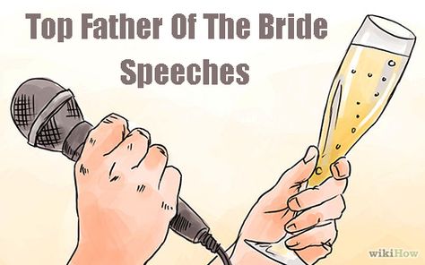 Fathers: check out these amazing father-of-the-bride speeches to inspire your own. Take inspiration from this lot and wow the wedding guests. Father Of The Bride Speeches, Father Of Bride Speech, Bride Speech Examples, Father Of The Bride Speech, Groom Speech Examples, Speech Examples, Funny Wedding Speeches, Wedding Toast Samples, Best Man Wedding Speeches