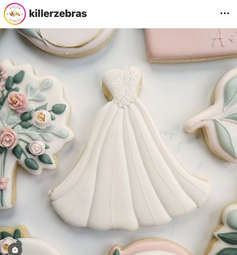 Wedding Dress Cookie, Wedding Dress Cookies, Wedding Shower Cookies, Sweet Sugarbelle, Unique Cookies, Shower Cookies, Valentine Day Special, Wedding Cookies, Cut Out Cookies