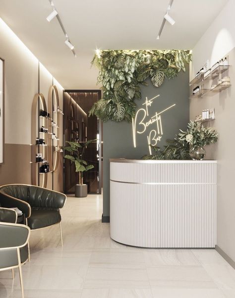 Nail Salon Interior, Beauty Room Salon, Esthetician Room Decor, Esthetics Room, Luxury Lounge, Spa Room Decor, Spa Interior Design, Hair Salon Interior, Salon Suites Decor