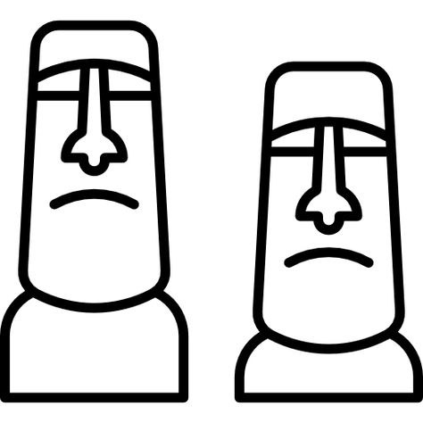 Easter island moais | Free Icon #Freepik #icon #freeeaster #freeisland #freefigure #freeamerican Easter Island Heads, Easter Island Statues, Handmade Pipe, Cement Art, Country Theme, Easter Island, Png Icons, Free Icon, Diy Arts And Crafts