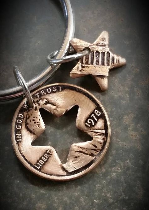 What a great way to celebrate a 40th Birthday or 40th Anniversary! Custom Hand Crafted 1978 Penny Star Key Chain. I offer these in both vintage patina shown or polished. I also make a matching Penny Star Necklace and Earrings. See the 40th Shop link below: Item ships within 3-5 days. 54th Anniversary, Liberty Jewellery, Penny Jewelry, 73rd Birthday, 76th Birthday, Star Keychain, 54th Birthday, Astoria Oregon, 25th Birthday Gifts