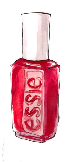 Nail Polish Bottle, Pretty Nail Colors, Nail Polish Art, Nail Polish Bottles, Essie Nail Polish, Essie Nail, Love Illustration, Fashion Art Illustration, Manicure E Pedicure