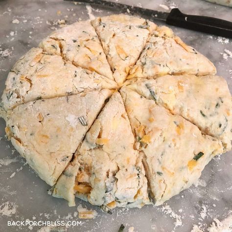 These savory rosemary and cheddar scones are ideal for brunch during any season-- Easter, Graduation, Wedding Shower, or Christmas. Rosemary Scones, Savory Scones Recipe, Pie Pockets, Cheddar Scones, Mini Scones, Chocolate Chip Mug Cake, Classic Beef Stew, Cranberry Orange Muffins, Scones Ingredients