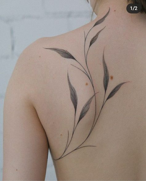 Floral Back Tattoos, Vine Tattoos, Spine Tattoos For Women, Back Tattoo Women, Spine Tattoos, Dream Tattoos, Rib Tattoo, Hip Tattoo, Mom Tattoos