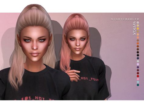 Nightcrawler Sims' Nightcrawler-Mystique (HAIR) Sims 4 Mac, The Sims 4 Pc, Pelo Sims, Sims 4 Game Mods, Sims 4 Teen, Sims 4 Dresses, The Sims 4 Download, Sims Four, Sims4 Clothes