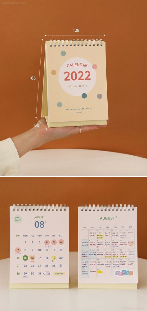 Table Calendar Design, Calendar Design Inspiration, Desk Calendar Design, Simple Calendar, Table Calendar, 달력 디자인, Calendar Layout, Planner 2022, Calendar 2022