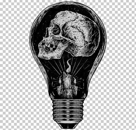 Bulb Sketch, Simple Skull Drawing, Light Bulb Tattoo, Human Skull Drawing, Bulb Tattoo, Lightbulb Tattoo, Simple Skull, Game Font, Libra Tattoo