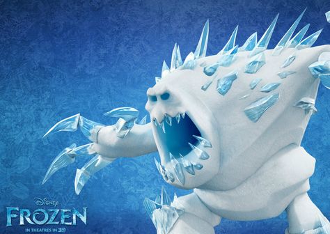 Disney Frozen Marshmallow Queen Ice Monster Wallpaper Film, Frozen Background, Frozen Gif, Ice Monster, Film Frozen, Snow Monster, Frozen 2013, Ella Enchanted, Frozen Snow