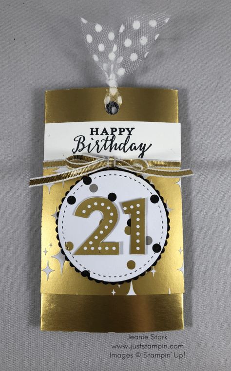 Stampin Up Detailed With Love and Broadway Bound 21st birthday gift card holder - Jeanie Stark StampinUp Birthday Experiences, 21st Birthday Diy, Birthday Gift Card Holder, Birthday Gift Card, Turning 21, Magical Birthday, 21st Birthday Cards, Handmade Thank You Cards, Plane Ticket