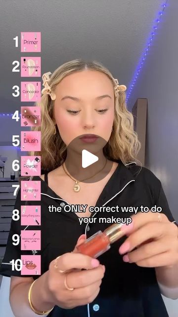 Gianna Harner on Instagram: "What order do you guys go in ?? #makeup #makeuptutorial #ulta #sephora" Skin Care And Makeup Routine, Grwm Tik Tok Videos, Makeup Sephora, Sephora Haul, Makeup Looks Tutorial, April 26, Sephora Makeup, Lip Care, Makeup Skin Care