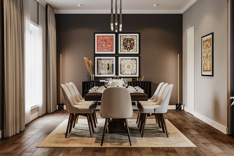 Dining Room Picture Wall, Brown Accent Wall, Red Accent Wall, Pink Accent Walls, Yellow Accent Walls, Grey Accent Wall, Interior Design Help, Green Accent Walls, Black Accent Walls