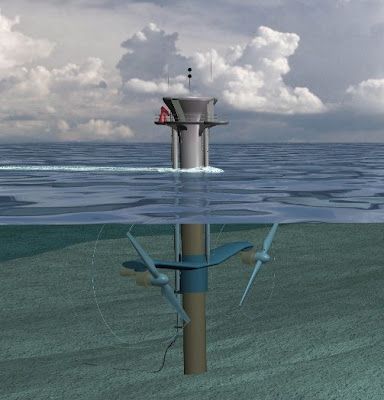 Tidal power Alternative Energy Projects, Tidal Power, Tidal Energy, Energy Facts, Creative Inventions, Energy Activities, Hydroelectric Power, Water Powers, 3d Printer Diy