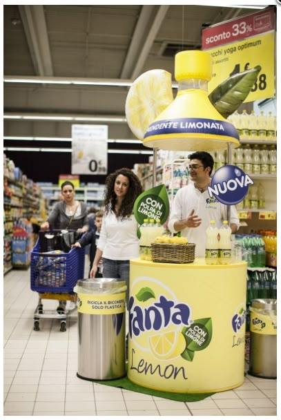 FANTA LEMON SAMPLING TOUR - C&A Aladino on Behance Instore Activation, Sampling Booth, Fanta Lemon, Store Merchandising, Event Booth Design, Marketing Activations, Food Cart Design, Retail Marketing, Event Booth