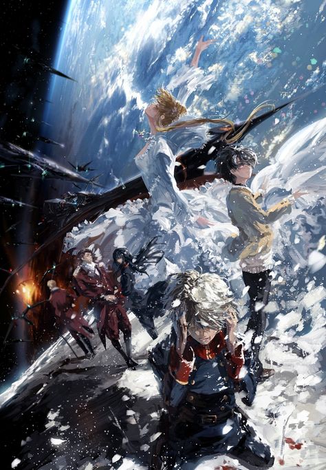 Artist: Stu Dts | Aldnoah.Zero | Asseylum Vers Allusia | Cruhteo | Kaizuka Inaho | Orleans | Saazbaum | Slaine Troyard Aldnoah Zero, Design Cover, Mecha Anime, Cthulhu, All Anime, Danganronpa, Character Concept, Gundam, Anime Fanart