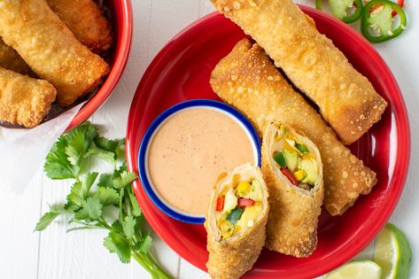 Southwest Egg Roll Dipping Sauce, Santa Fe Egg Rolls Recipe, Southwest Eggrolls Sauce, Egg Roll Dipping Sauce Recipes, Santa Fe Sauce Recipe, Southwest Dipping Sauce, Santa Fe Sauce, Egg Roll Dipping Sauce, Egg Roll Sauce