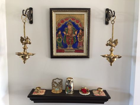 Cozy Small Bedrooms, Ganpati Decoration At Home, Temple Decor, Temple Design For Home, Antique House, Pooja Room Door Design, Puja Room, Pooja Room Design, Ethnic Home Decor