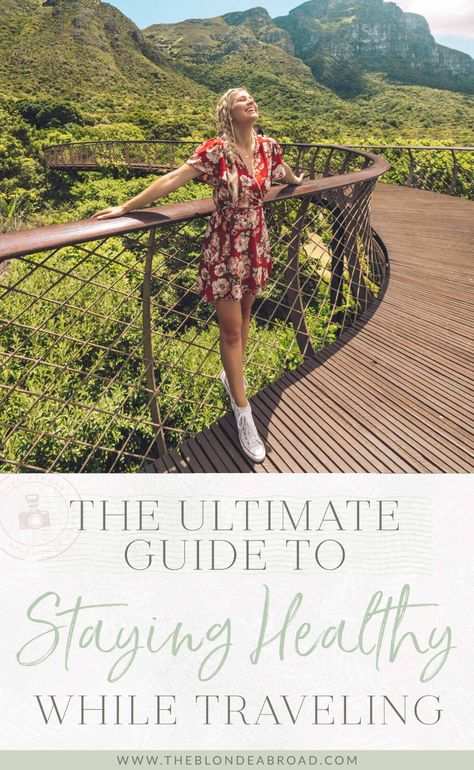 The Ultimate Guide to Staying Healthy While Traveling • The Blonde Abroad Blonde Abroad, Aunt Flo, Solo Travel Tips, Japan Travel Tips, Break Bad Habits, Eating Tips, Staying Healthy, In Season Produce, Camping Tips