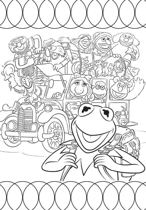 Disney The Muppets: 100 Images to Inspire Creativity #Sponsored #Muppets, #Disney, #Creativity, #Inspire Muppet Coloring Pages, Muppets Coloring Pages, Baby Coloring Pages, Kids Library, Muppet Babies, The Muppets, Wreck This Journal, Library Programs, Class Room