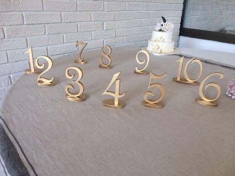 GOLD table numbers Silver table numbers Glitter numbers wedding DIY table numbers wedding do it your self by WeddingSignsBG on Etsy https://www.etsy.com/listing/466828112/gold-table-numbers-silver-table-numbers Wood Table Numbers Wedding, Glitter Table Numbers, Table Numbers Wedding Diy, Table Number Ideas, Diy Wedding Menu, Gold Table Numbers Wedding, Wood Table Numbers, Diy Table Numbers, Gold Table Numbers