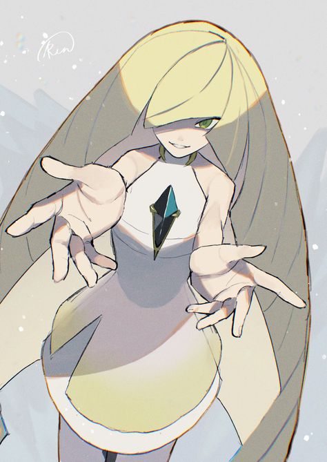 Lusamine Pokemon, Solgaleo Pokemon, Pokemon Gif, Pokemon Manga, Pokemon Waifu, Pokemon Fan Art, Fictional Crushes, Very Long Hair, Pokemon Trainer