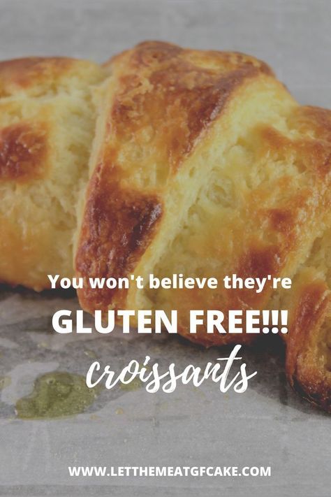 Gluten Free Croissants, Gluten Free Croissant, Pain Sans Gluten, Gluten Free Recipes Bread, Gluten Free Living, Gluten Free Cake, Gluten Free Dairy Free Recipes, Gluten Free Eating, Gluten Free Recipes Easy