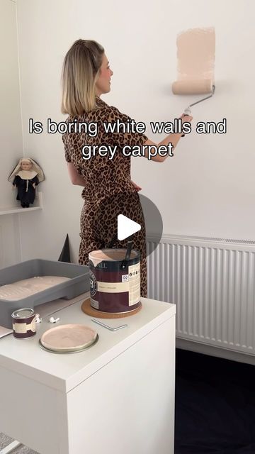 Lois C on Instagram: "I said what I said 🥱 NO to the new build starter pack white wall and grey carpet combo. 🌷

Although I’m stuck with the 🩶 carpets, but let’s not rain on my colourful parade 🌈… 

Cannot wait to show you my hallway 👀 coming soon! 

If you are starting out with a blank canvas home, or you are updating your decor and don’t know where to start, stick with me let’s do it together 🤝. 

#colourfulhomedecor #colourfulinterior #maximalistinteriors #maximalistdecor #pinkinteriors #apartmenttherapy #featurewall #housetour" I Said What I Said, Maximalist Decor, Grey Carpet, New Build, Starter Pack, White Wall, Blank Canvas, Canvas Home, Apartment Therapy