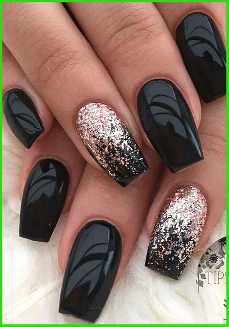 Black Gold Ombre Nails Trends Black ... #black #gold #nails #ombre #trends Black Gold Ombre Nails Trends Black ... the cold-climate months are proper across the corner, and whether or not you may be going online from domestic for the the rest of 2020 or from time to time venturing into the office, locating the proper wintry weather outfit for paintings is key. But with regards to dressing for much less than applicable conditions, there are some variables one ought to bear in mind. As a resul Ombre Nail Design, Black And Gold Nails, Black Gel Nails, Black Nails With Glitter, Nails With Glitter, Black Coffin Nails, Black Acrylic Nails, Fall Nail Art Designs, Black Nail Art