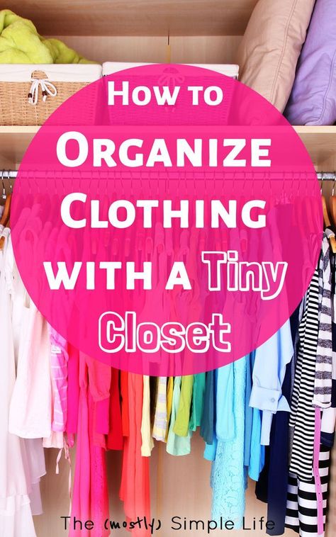 organize a tiny closet Closet For Two People, Organize A Small Closet, Tiny Closet Organization, Closet On A Budget, Fancy Closet, Clothes Organization Small Space, Small Closet Organization Bedroom, Closet Small Bedroom, Best Closet Organization