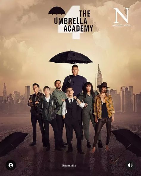 Netflix Tv, Under My Umbrella, Will Byers, Number 5, Umbrella Academy, Music Fans, Best Shows Ever, Happy Anniversary, Season 4