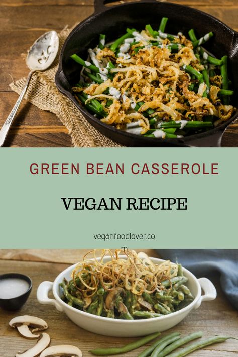 Want to learn how to make a vegan casserole out of green beans? Check out this delicious Vegan Green Bean Casserole recipe. In this article, we'll go over the directions for making this tasty meal, as well as great pairings to pair this dish with. #VeganGreenBeanCasseroleDinners #EasyVeganGreenBeanCasserole Homemade White Sauce, Green Bean Casserole Recipe, Vegan Green Bean Casserole, Produce Recipes, Greenbean Casserole Recipe, Drink Inspiration, Frozen Green Beans, Alton Brown, Vegan Side Dishes